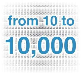 We do flash drives in practically any quantity you need